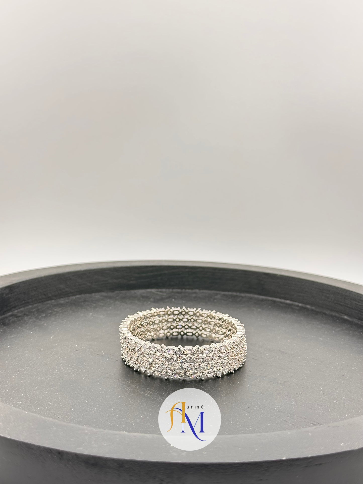 Sparking and luxurious AD bangles for kids in 4 different shades(Set of 4)