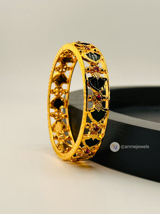 Traditional Green Palakka Bangle - 1 piece
