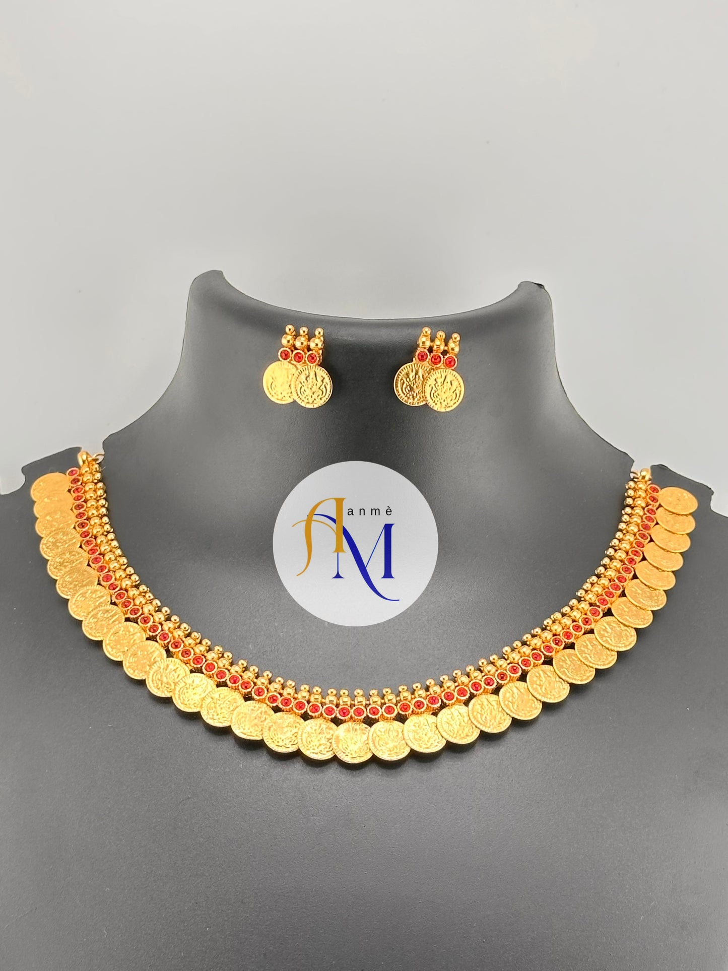 Small Kaasumala with beautiful small stones(choker or necklace) set