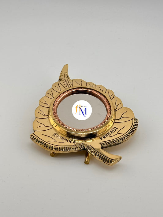 Authentic Traditional Aranmula Kannadi - Aalila design - Mirror size - 2 inch